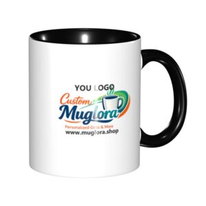 Muglora 11 oz. Two-Tone Mug — Gift Boxed (Full-Wrap Print)
