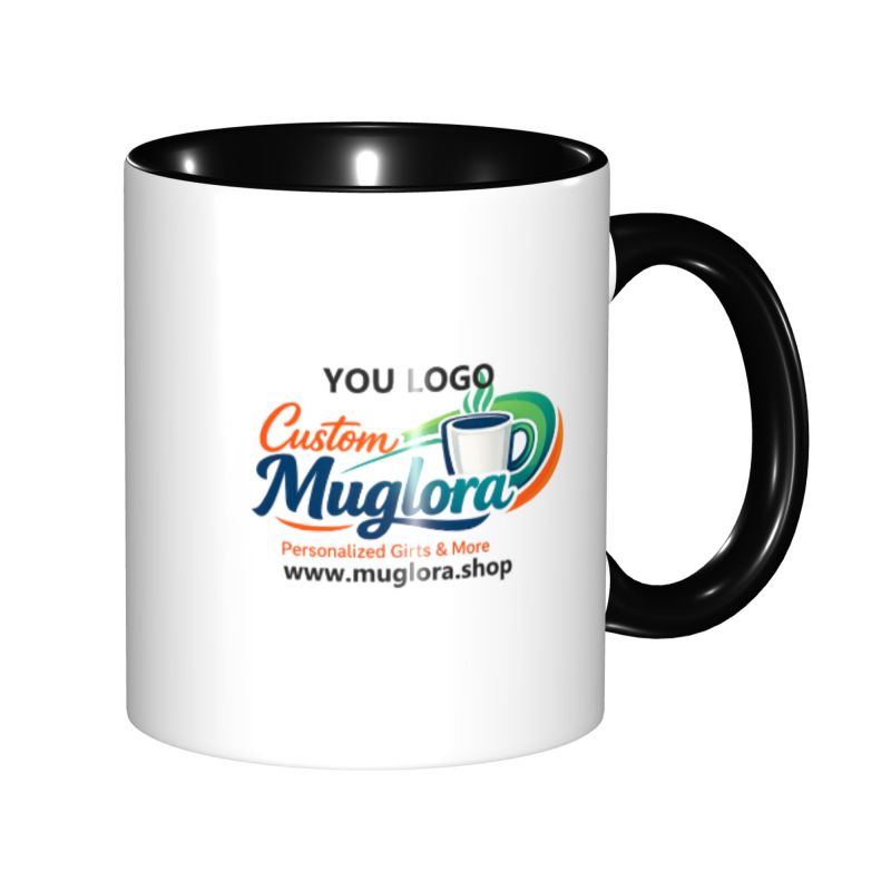 Muglora 11 oz. Two-Tone Mug — Gift Boxed (Full-Wrap Print)