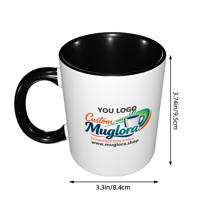 Muglora 11 oz. Two-Tone Mug — Gift Boxed (Full-Wrap Print) - Image 2