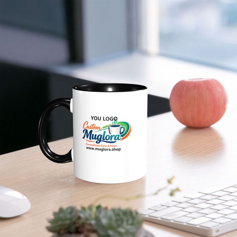 Muglora 11 oz. Two-Tone Mug — Gift Boxed (Full-Wrap Print) - Image 7